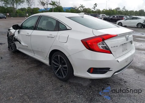 2020 Honda Civic Ex from USA, damaged, VIN 19XFC1F31LE007379
